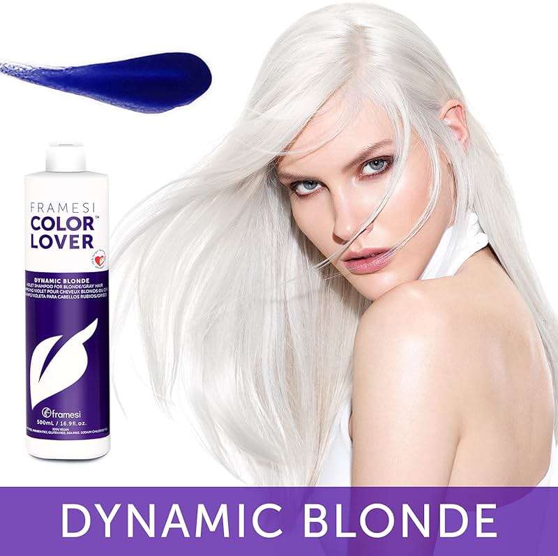 Framesi Color Lover Dynamic Blonde Purple Shampoo, Sulfate Free Shampoo, Color Treated Hair - Image 12