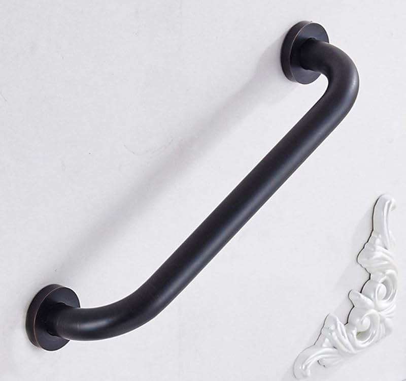 ELLO&ALLO Oil Rubbed Bronze Bathroom Shower Grab Bar, Home Care Bath Hardware (16 Inch) - Image 2