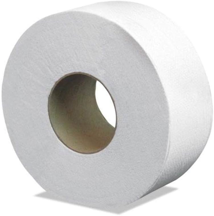 Cascades PRO Select Jumbo Bath Tissue – 2-Ply Toilet Paper – Fits Universal Jumbo Roll Dispensers – Soft, Durable, and Septic Safe – 500' Length/Roll, 12 Rolls/Box – B080 – White - Product Image