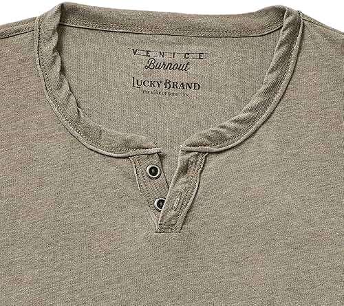 Lucky Brand Burnout Button Notch Shirt - Image 4