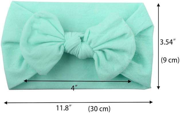 CÉLLOT Super Stretchy Soft Knot Headbands with Hair Bows Head Wrap Hair Accessories For Newborn Baby Girls Infant Toddlers Kids - Image 4