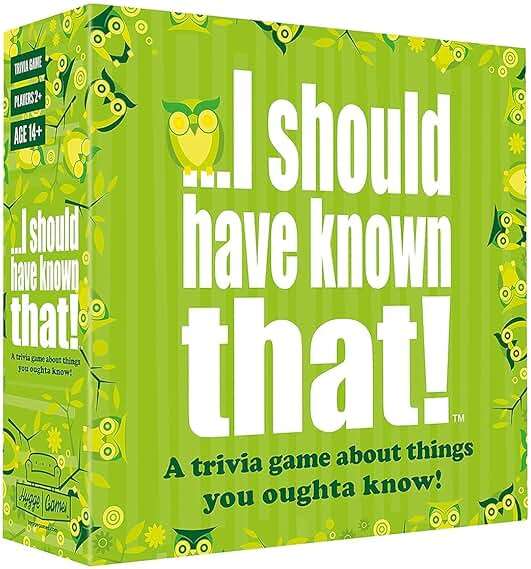 I should have known that! - A Trivia Game About Things You Oughta Know, Green - Image 1
