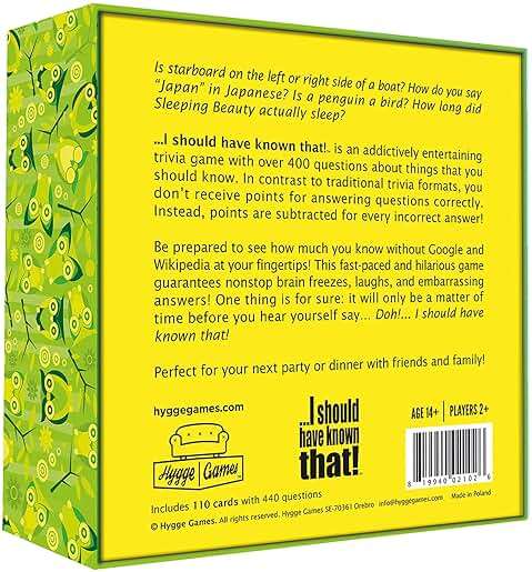 I should have known that! - A Trivia Game About Things You Oughta Know, Green - Image 4