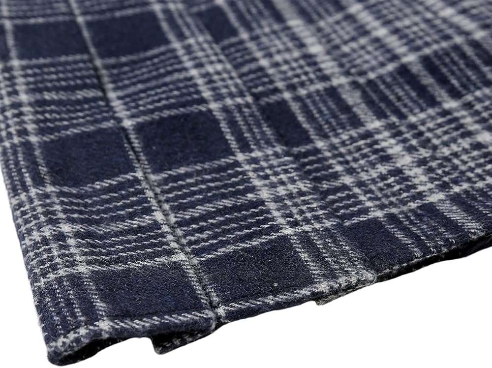 Hoerev Women Girls Thick Wool Fabric for Cold Weather Versatile Plaid Pleated Skirt with Shorts - Image 5