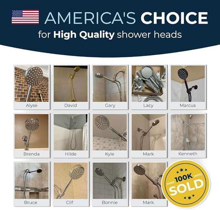 HammerHead Showers® Solid Metal Handheld Shower Head Holder - Chrome - Adjustable Shower Wand Holder with Wall Hook Bracket and Pivot Ball - Hand Held Shower Head Holder - Shower Hose Holder - Image 7