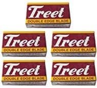 50 Treet Carbon Steel "Black Beauty" Double Edge Razor Blades - Product Image