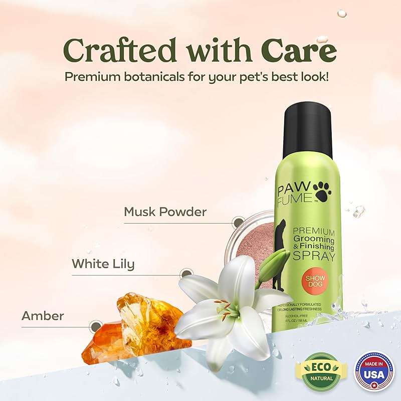 PAWFUME Dog Perfume Spray Long Lasting Scent for Grooming, Show Dog, 1-Pack – Keep Your Pup Fresh All Day – Hypoallergenic, Alcohol-Free, Detangling Formula – Moisturizing Pet Cologne Spray for Dogs - Image 4