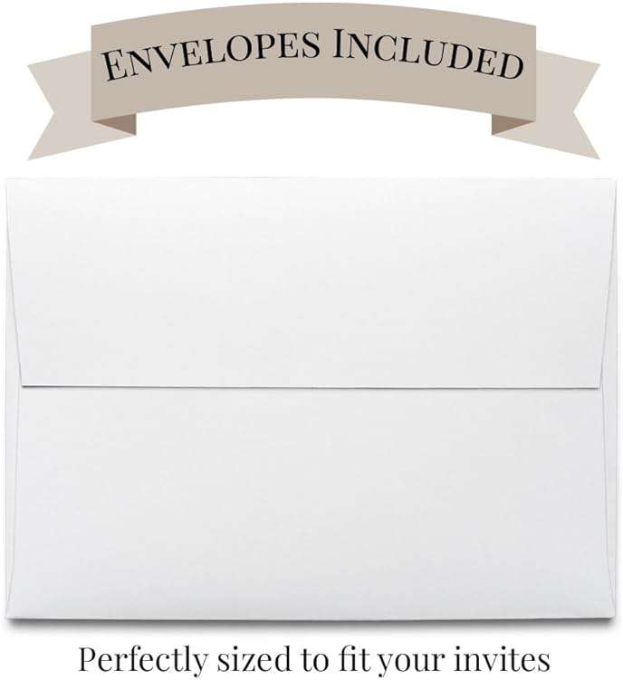 Arctic Winter Fox Birthday 20 Party Invitations 5x7 Fill-In Cards with Envelopes, Kids Winter Celebration Stationery, Cute Snowy Design Birthday Party Invitations, Made in USA by Amanda Creation - Image 6