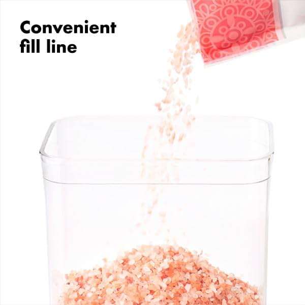 OXO Good Grips POP Container – Airtight 1.7 Qt for Coffee and More Food Storage, Rectangle, Clear - Image 6