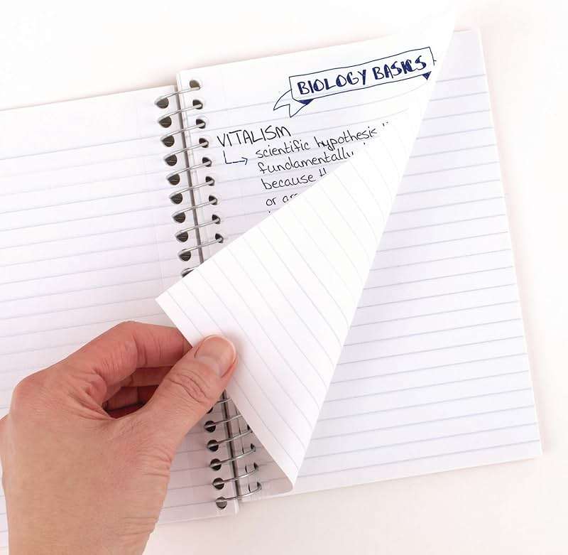 Five Star Wirebound Notebook, 1-Subject, Medium/College Rule, 80 Sheets 17.7 cm x 11.1cm (7" x 4.75 ") Assorted Cover Color - Image 6