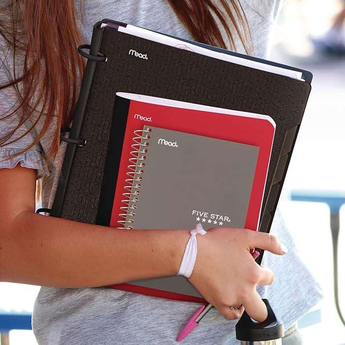 Five Star Wirebound Notebook, 1-Subject, Medium/College Rule, 80 Sheets 17.7 cm x 11.1cm (7" x 4.75 ") Assorted Cover Color - Image 8
