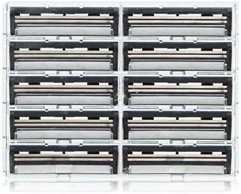 Taconic Shave 100 Twin Blade Razor Cartridges With Lubricating Strip - Compatible With All Gillette Trac 2 , G2, G II, Contour, Vector And Gillette Atra Razor Handles - Made In The Usa - Image 2