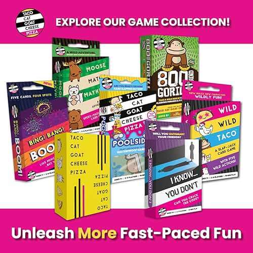 Taco Cat Goat Cheese Pizza Wildly Entertaining Card Game for Family and Group Game Night | Easy to Learn and Play with 10-15 Minute Rounds | Fun for Kids, Teens, Adults, and Families | 2-8 Players - Image 7