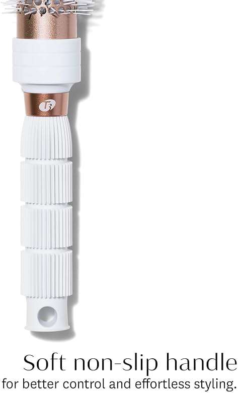 T3 Volume Round Hair Brush Ceramic-Coated Barrel Vented Round Brush for Blow Drying Heat Resistant Bristles - Image 5