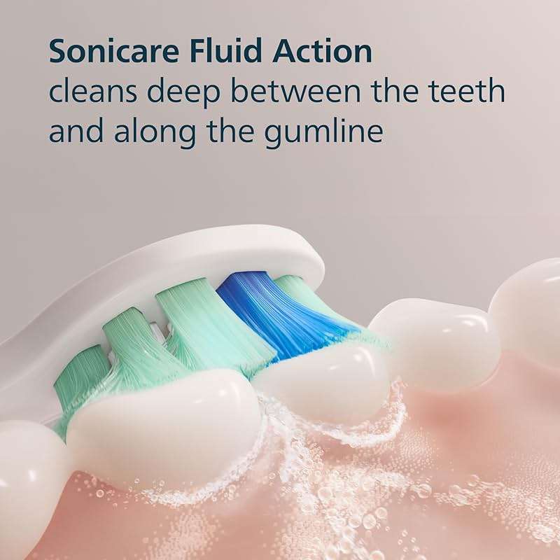 Philips Sonicare C2 Plaque Control - Genuine Replacement Electric Toothbrush Heads, White, 3 Pack, HX9023/65 - Image 4