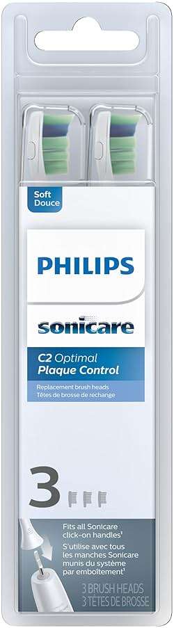 Philips Sonicare C2 Plaque Control - Genuine Replacement Electric Toothbrush Heads, White, 3 Pack, HX9023/65 - Image 10