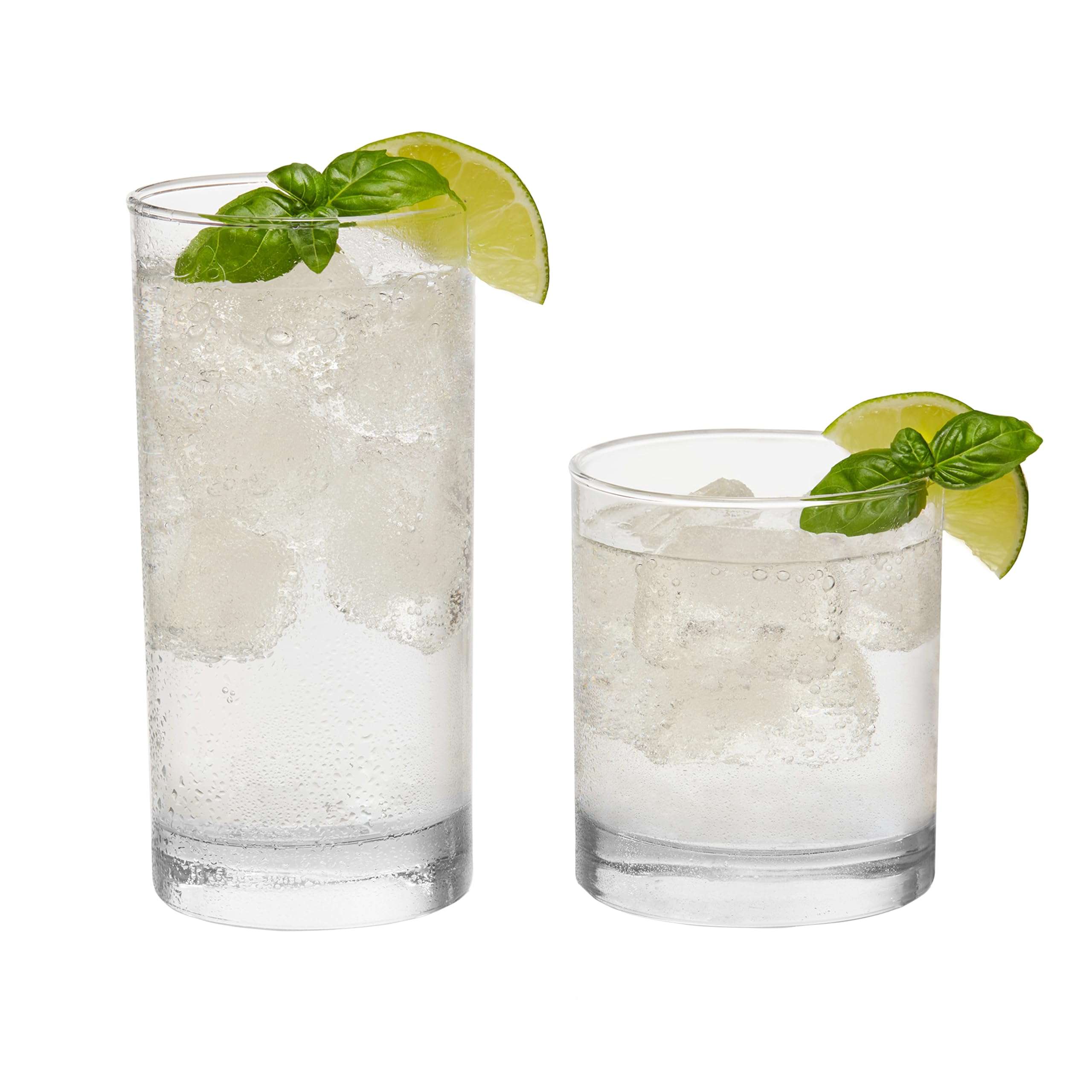 Libbey Province Tumbler and Rocks Glass Set, Elegant Drinkware Glasses Set of 16, Tall Drinking Glasses for Everyday Use or Any Special Occasion - Image 1