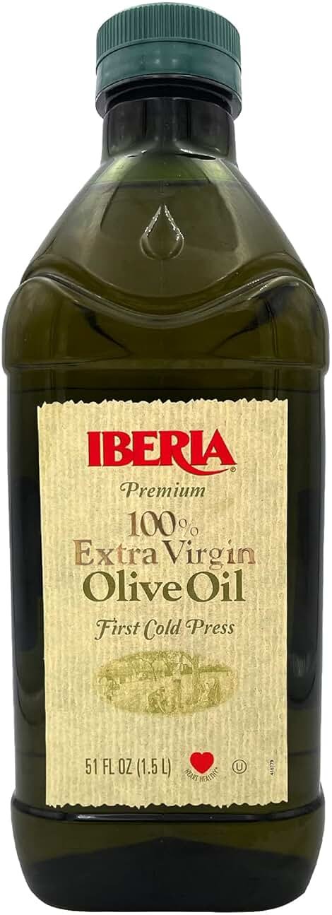 Iberia Extra Virgin Olive Oil,(Spanish Extra Virgin Olive Oil, First Cold Pressed, Kosher), 51 Fl Oz - Product Image
