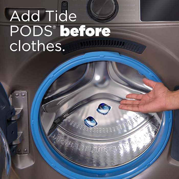 Tide, 4-n-1 Ultra Oxi Pods Laundry Detergent Pacs, HE Compatible, Built in Pre-Treater for Stains, 32 Count - Image 8