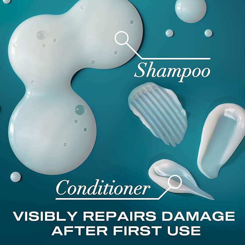 OGX Renewing + Argan Oil of Morocco Shampoo & Conditioner Set, Damage Repairing Shampoo & Conditioner Helps Strengthen & Repair Dry, Damaged Hair, Sulfate-Free Surfactants, 13 fl. Oz, 2 Pack - Image 3