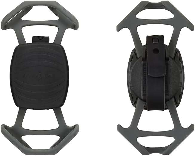 Nite Ize Wraptor Rotating Smartphone Bar Mount - Universal Cell Phone Holder for Bikes, Carts & Strollers - 360-Degree Rotation - Secure Hold on Rough Terrain - Handlebar & Stem Mount - Image 2