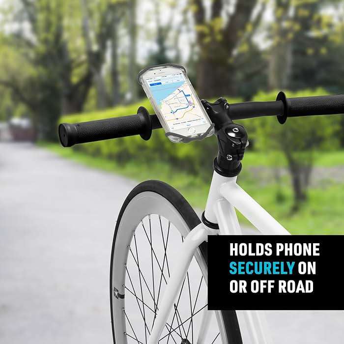 Nite Ize Wraptor Rotating Smartphone Bar Mount - Universal Cell Phone Holder for Bikes, Carts & Strollers - 360-Degree Rotation - Secure Hold on Rough Terrain - Handlebar & Stem Mount - Image 7