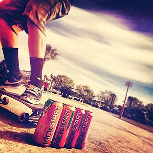 Mountain Dew Kickstart, Orange Citrus, 92mg Caffeine, Vitamins B & C, 80 Calories, 5% Juice, 16 Fl Oz (Pack of 12) - Image 5