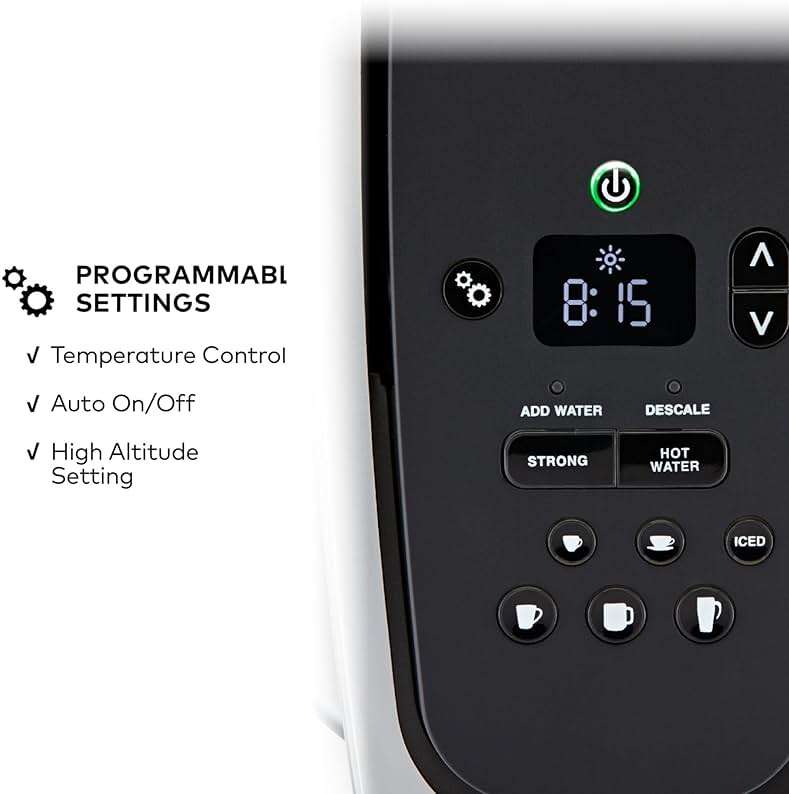 Keurig K-Elite Single Serve K-Cup Pod Coffee Maker, with Strength and Temperature Control, Iced Coffee Capability, 8 to 12oz Brew Size, Programmable, Brushed Slate - Image 5