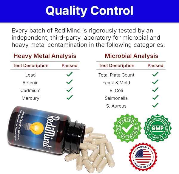 RediMind - Natural Cognitive Enhancement Supplement Capsule - Non-GMO, Vegan, Gluten-Free - Image 7