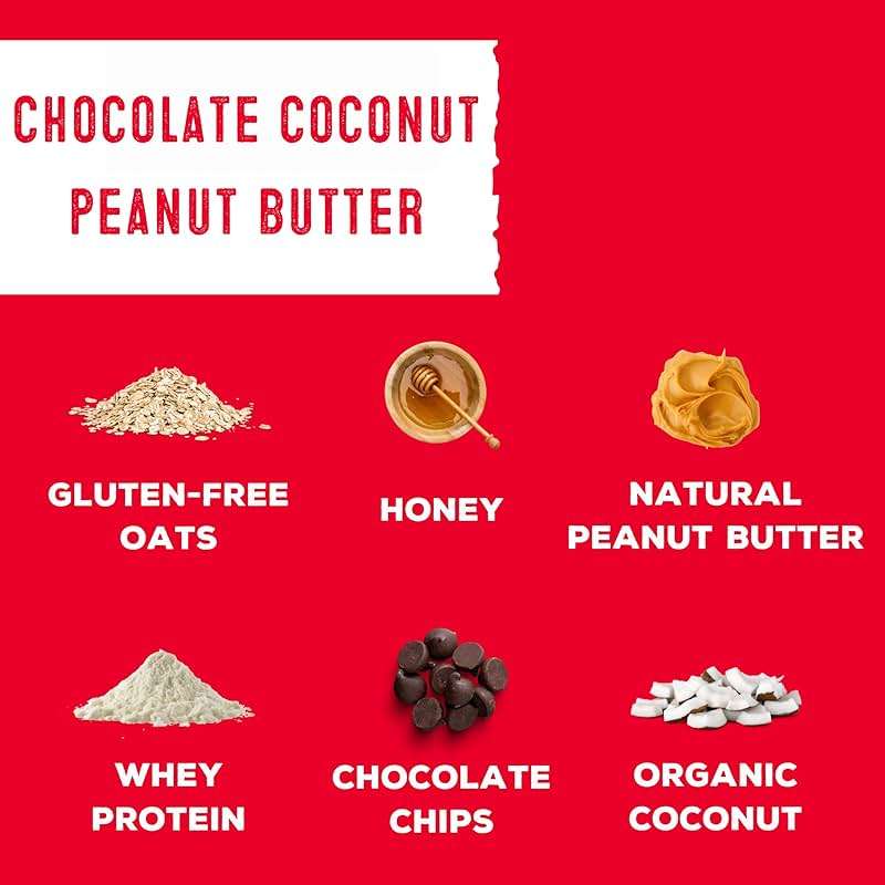 simplyFUEL Whole-Food Protein Balls (Peanut Butter Chocolate Coconut Fusion) - 8 g High-Protein, Gluten-Free, Healthy Snack for Adults & Kids - 9.6 oz - Image 6