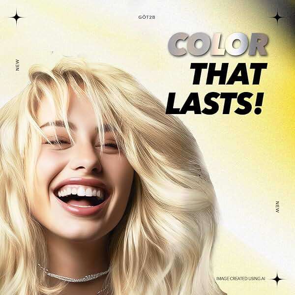 got2b Bleach It Permanent Hair Dye, Ultra Platinum Blonde, 00A, Hair Bleach Kit with Developer and Anti-Brass Purple Mask, Lightens Up to 8 Levels, Gel Formula for Easy Application, 1 Count - Image 6