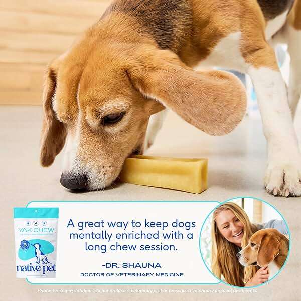 Native Pet Yak Cheese Himalayan Dog Chews - Long Lasting Dental Sticks for Medium Breeds – 100% All Natural Himalayan Yak Chews for Medium Dogs – Cheese Bone for Aggressive Chewers - 10 Per Pack - Image 7