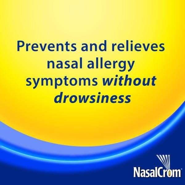 NasalCrom Nasal Spray Allergy Symptom Controller | 200 Sprays | .88 FL OZ (4 Pack) - Image 2