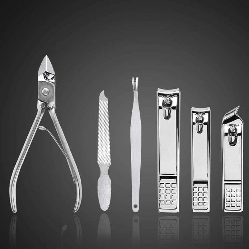Yougai Nail Clippers Set - 18 Pcs Professional Manicure Pedicure Kit Gifts for Fathers Day Men Women, Stainless Steel Fingernail Toenail Cutters, Nail Care Grooming Tools with Leather Travel Case - Image 2
