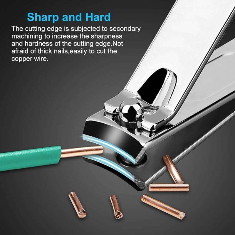 Yougai Nail Clippers Set - 18 Pcs Professional Manicure Pedicure Kit Gifts for Fathers Day Men Women, Stainless Steel Fingernail Toenail Cutters, Nail Care Grooming Tools with Leather Travel Case - Image 7