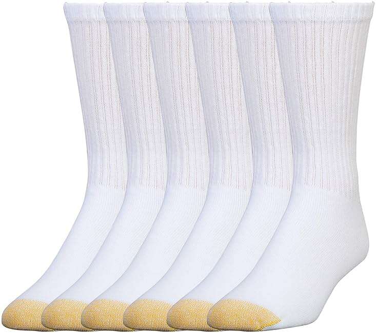 GOLDTOE mens Harrington Crew Socks, Multipairs - Image 1