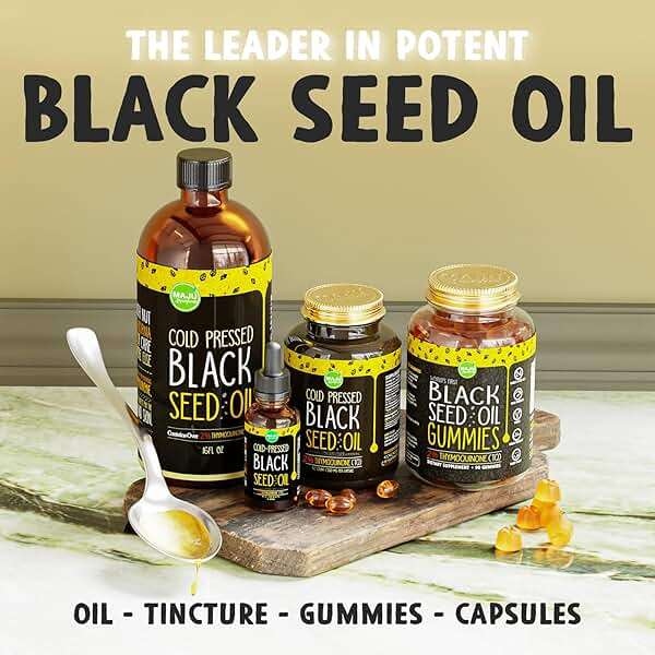 MAJU Black Seed Oil - 3 Times Thymoquinone, Cold-Pressed, 100% Turkish Black Cumin Seed Oil, Liquid Pure Blackseed, Glass Bottle, 8 oz - Image 3