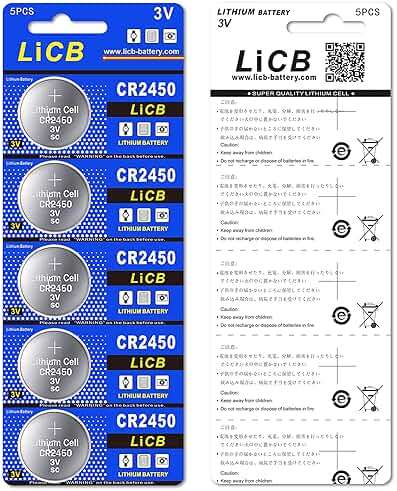 LiCB 10 Pack CR2450 Battery 3V Lithium CR 2450 - Image 7