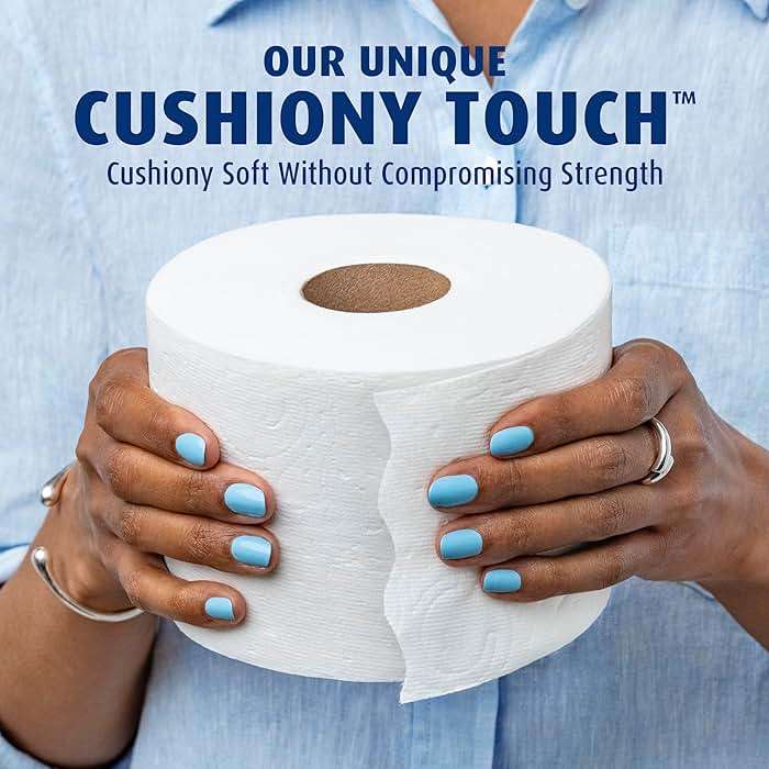 Charmin Ultra Soft Cushiony Touch 2-Ply Toilet Paper, 18 Family Mega Rolls = 90 Regular Rolls, White - Image 3
