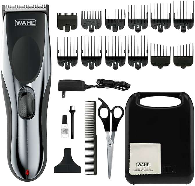 Wahl Clipper Rechargeable Cord/Cordless Haircutting & Trimming Kit for Heads, Longer Beards, & All Body Grooming - Model 79434 - Image 1