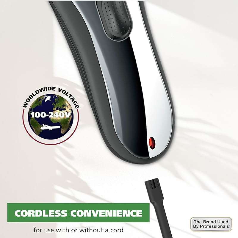 Wahl Clipper Rechargeable Cord/Cordless Haircutting & Trimming Kit for Heads, Longer Beards, & All Body Grooming - Model 79434 - Image 3