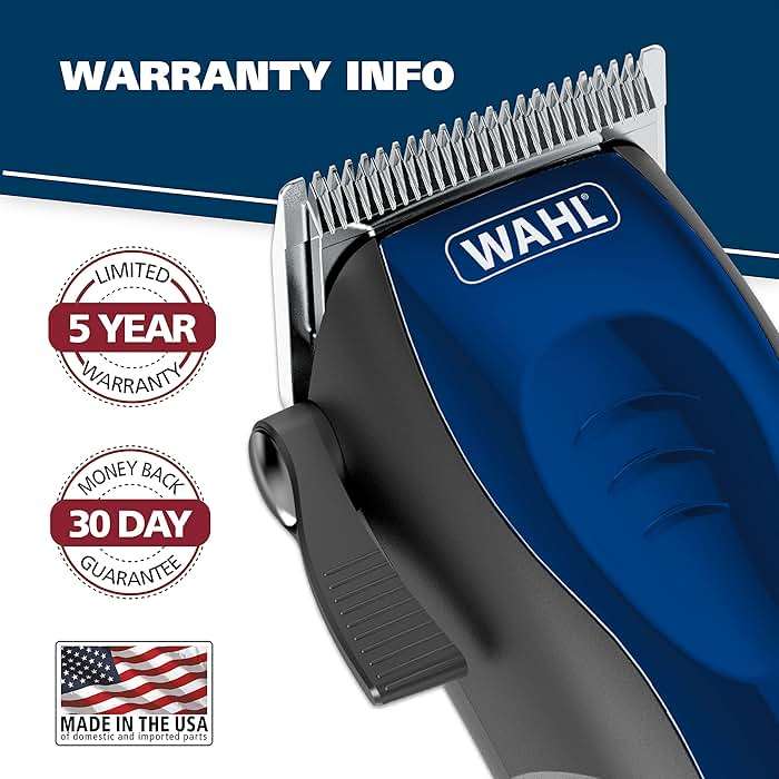 Wahl USA Self Cut Compact Corded Clipper Personal Haircutting Kit with Adjustable Taper Lever, and 11 Hair Clipper Guards for Clipping, Trimming & Personal Grooming – Model 3029683 - Image 7