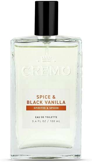 Cremo Cologne For Men - Spice & Black Vanilla Mens Cologne Spray, An Explosion of Vibrant Spices, Dark Woods and Black Vanilla, Multi-Layered Signature Men's Fragrances, 3.4 Fl Oz - Image 1