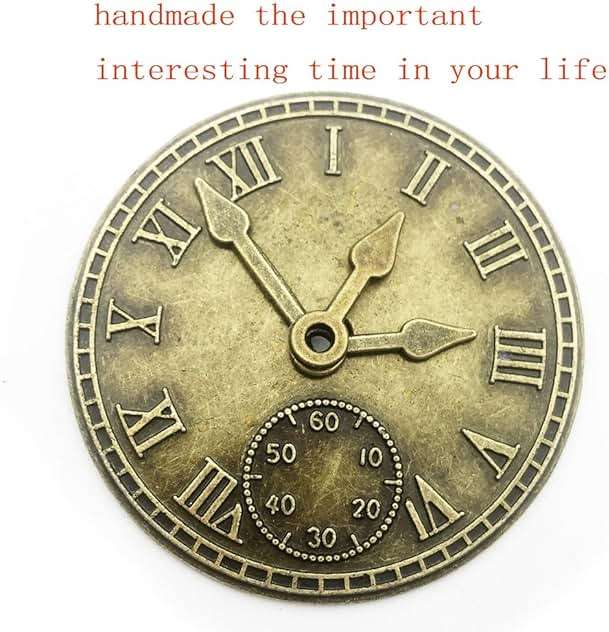 30pcs Antique Bronze Mix Skeleton Steampunk Clock Face Watch Gear Cog Wheel Pendant Charms Jewelry Making DIY Steampunk Gear Pendant Charms Wholesale (M071) - Image 5