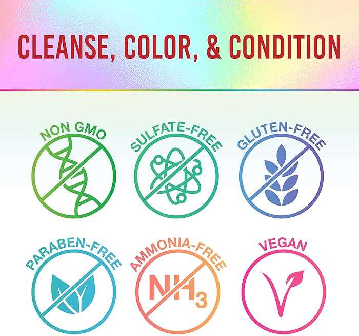 Punky Colour 3-in-1 Color Depositing Conditioner & Hair Cleanser - Redilicious, Semi Permanent Hair Color Refresh, Temporary Hair Dye, Sulfate-Free, Vegan, Red, 8.5 fl oz - Image 4