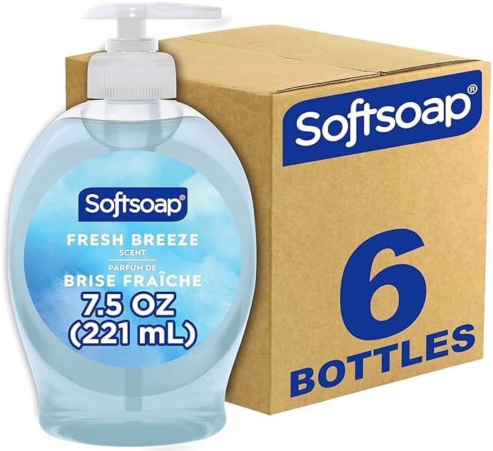 Softsoap Liquid Hand Soap, Fresh Breeze - 7.5 Fl Oz (Pack of 6) - Product Image