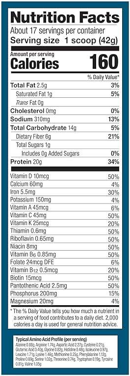 Vega All-in-One Nutrition Organic Vegan Protein Powder – Chocolate, 20g Protein Meal Replacement Shake – 1.56 lbs (17 Servings) - Image 3