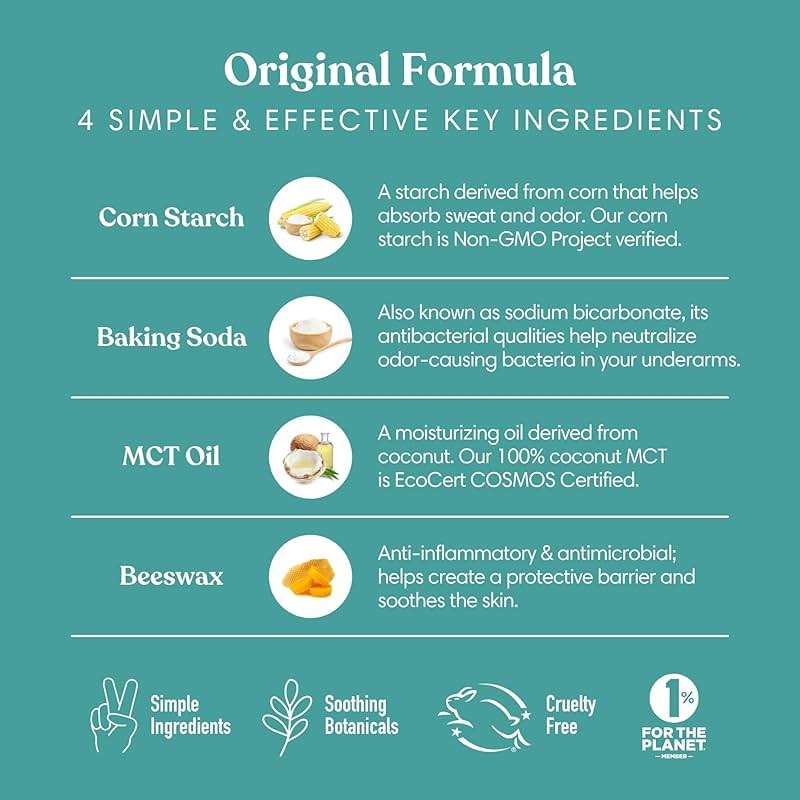 Humble Aluminum-Free Deodorant for Women & Men, Palo Santo & Frankincense - Clean & Fresh Natural Deodorant Stick with Essential Oils for Long-Lasting Odor Control - 1 Pack - Image 5