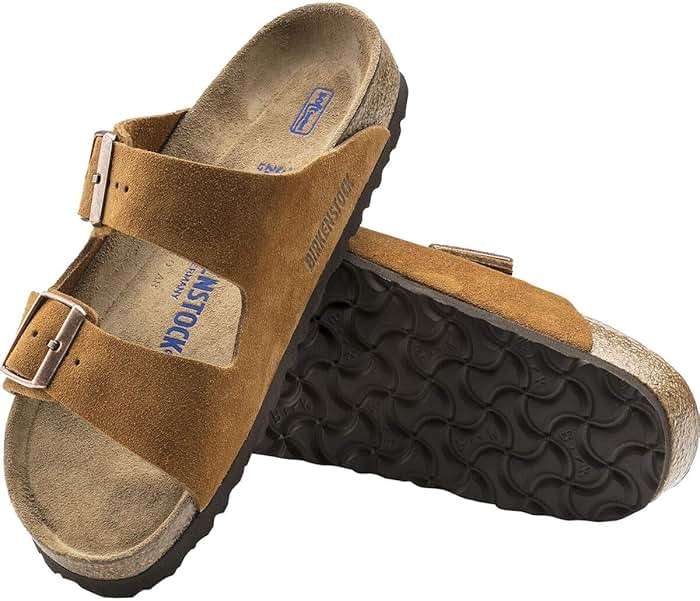 Birkenstock Men's Arizona Soft Footbed Sandals, Mink, 10 Medium US - Image 5