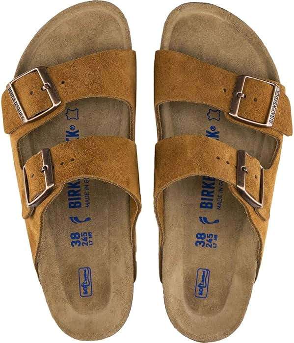 Birkenstock Men's Arizona Soft Footbed Sandals, Mink, 10 Medium US - Image 6